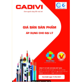 Bảng giá dây cáp điện CADIVI 2024 (mới nhất + chiết khấu cao)