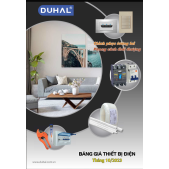 Bảng giá thiết bị điện DUHAL 2024 (Bảng mới nhất+ đầy đủ)