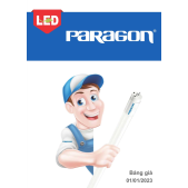 Bảng giá đèn led PARAGON 2024 ( Bảng đầy đủ+ mới nhất)