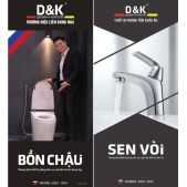 Bảng giá Thiết bị vệ sinh nhập khẩu Catalogue D&K 2024 