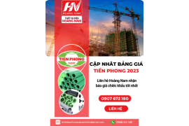 Bảng giá ống nhựa Tiền Phong 2024【ĐẦY ĐỦ TẤT CẢ+KÈM CHIẾT KHẤU CAO】