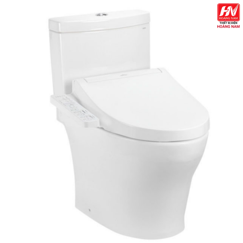 BÀN CẦU TOTO 2 KHỐI KÈM NẮP RỬA ĐIỆN TỬ WASHLET DÒNG C2 - CS769DRW16