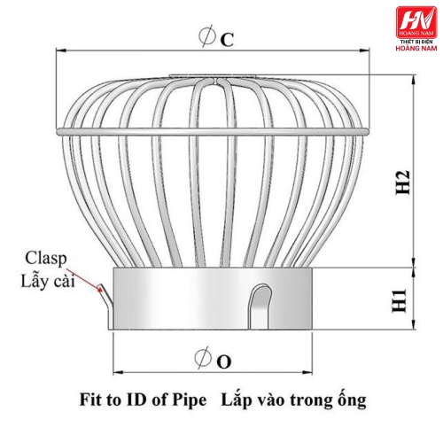 [CHÍNH HÃNG] Cầu chắn rác sân thượng quả cầu Inox 201 Covipha Phi 60 90 114