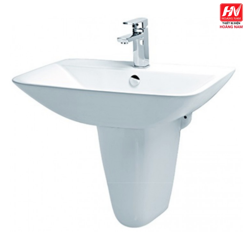 Chậu Rửa Lavabo Caesar Kèm Chân Treo L2365/P2443