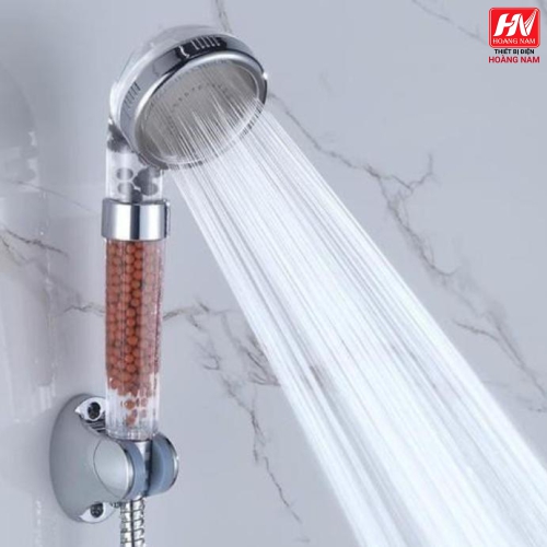 [CHÍNH HÃNG] Vòi tắm hoa sen tăng áp có hạt lọc nano chính hãng - Bàn Chải voinuoc xoay