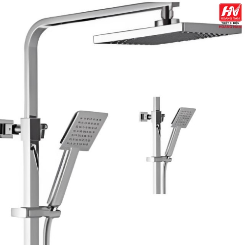 [ CHÍNH HÃNG ] Sen tắm âm tường nóng lạnh cao cấp Vòi Sen Cây Vuông Nóng Lạnh 3 Chế Độ Xả Nước Chống Bám Cặn Canxi